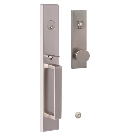 Sure-Loc Hardware Sure-Loc Hardware Vail Handleset, Basel Handleset Trim, Flat Black VL507-BS FBL